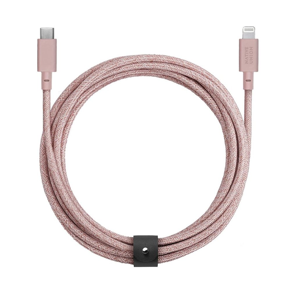 Native Union Belt Cable XL - 10ft Ultra-Strong Reinforced Durable USB-C to Light